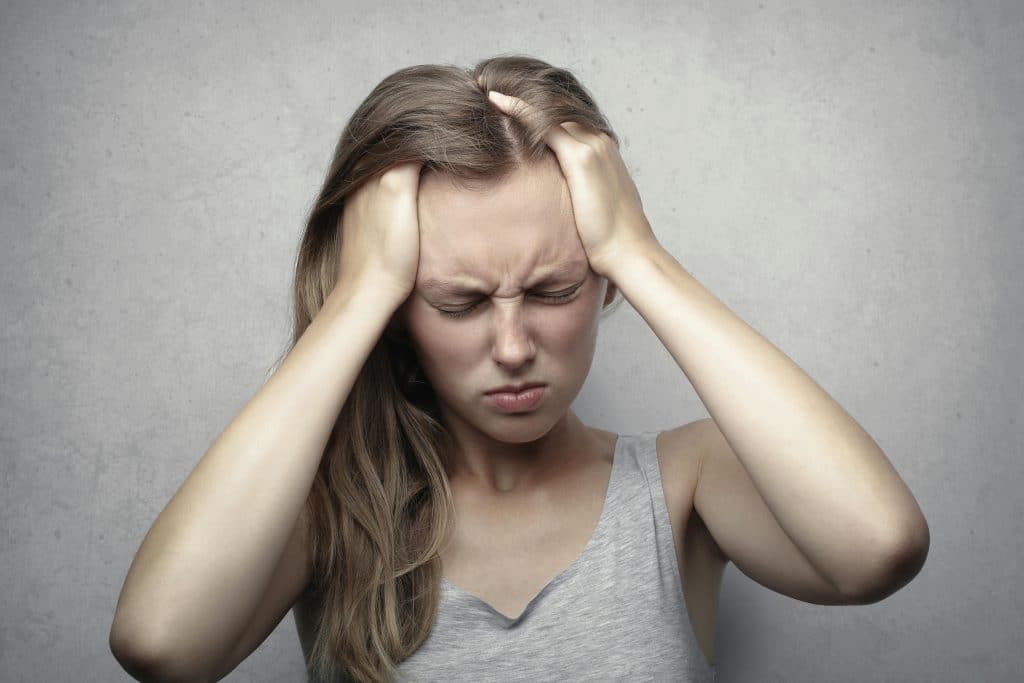 Femme stressée