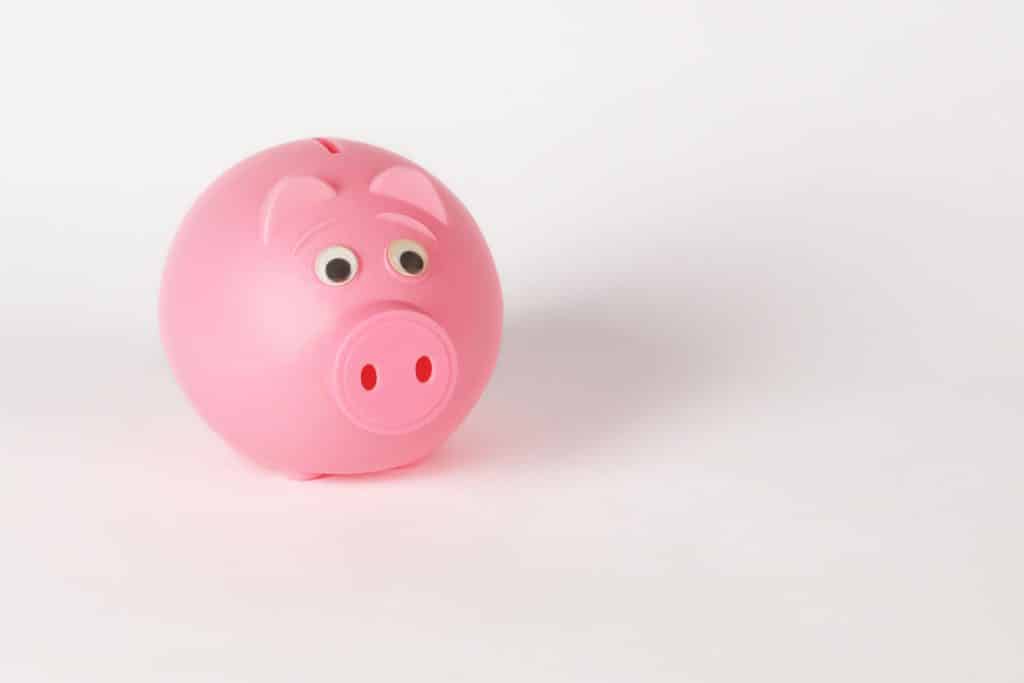Tirelire en forme de cochon rose